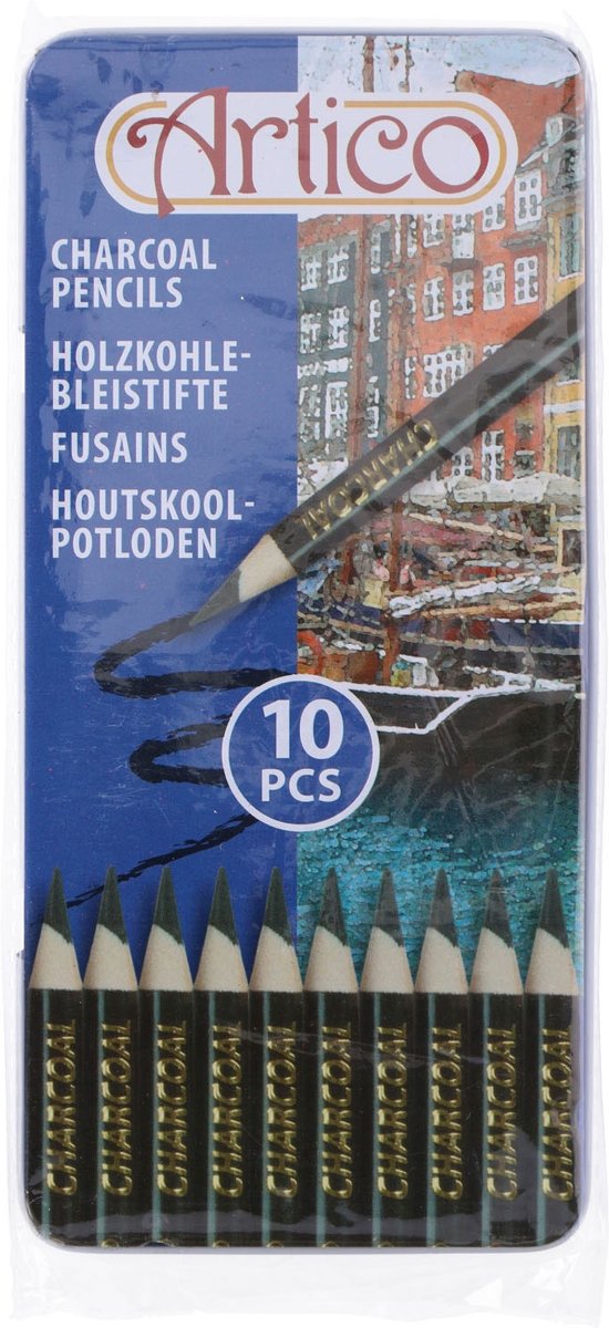 Houtskoolpotlood 10pcs