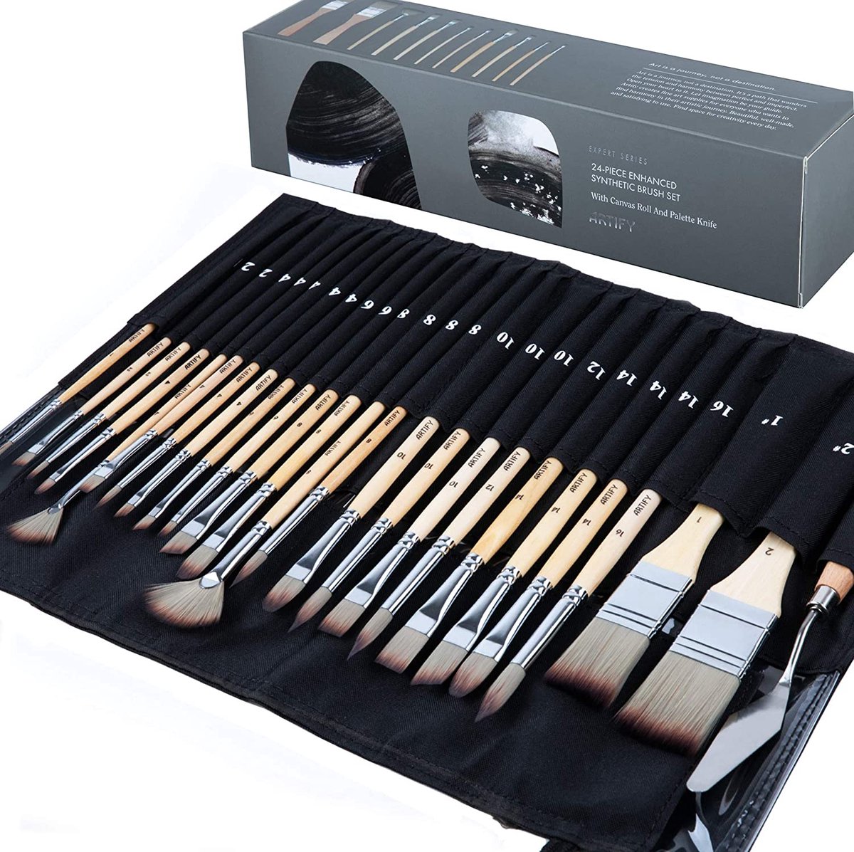 Set van Penselen - Kwasten - Verven – Schilderen - Painting Brush Set - Schilderen verf kwasten
