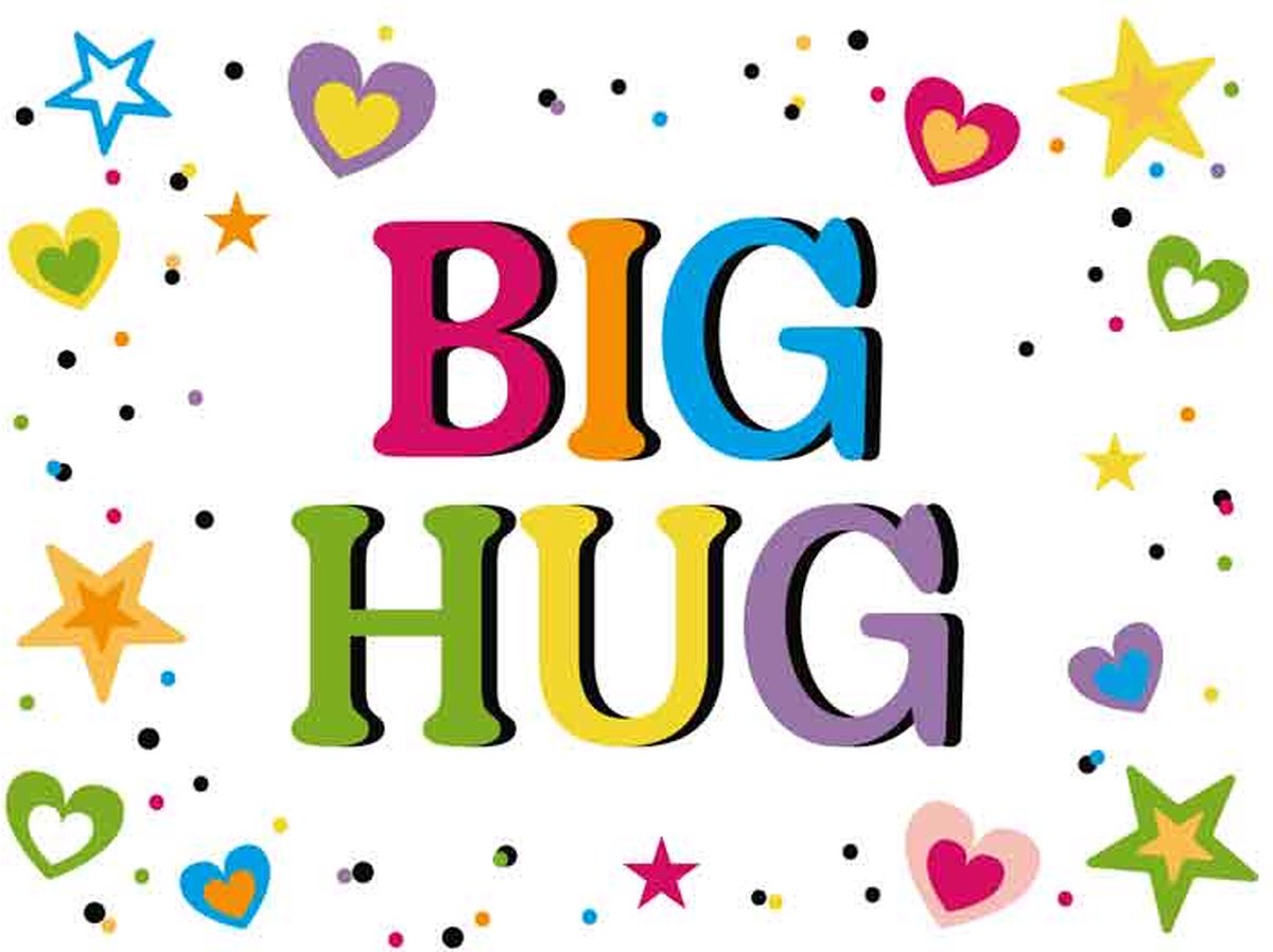 Wenskaart Big Hug