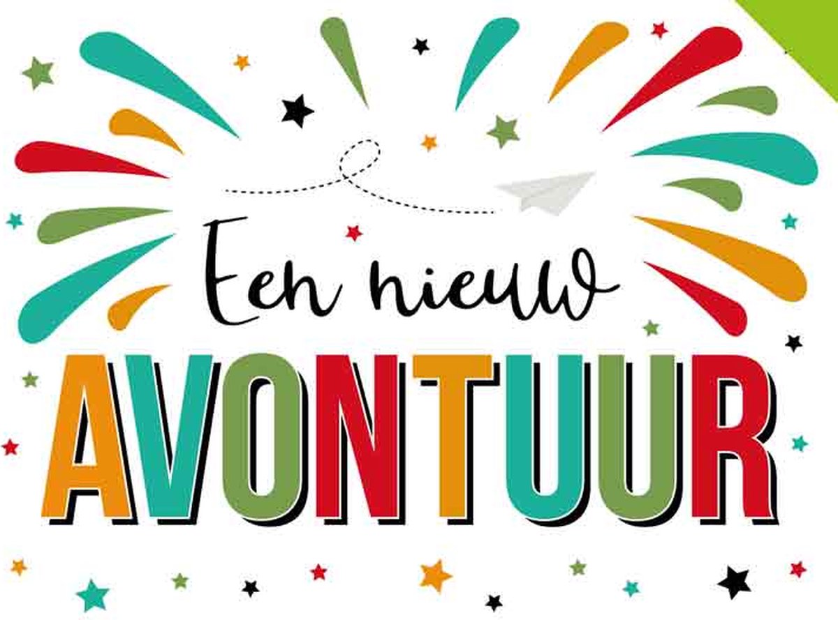 Wenskaart Een nieuw Avontuur
