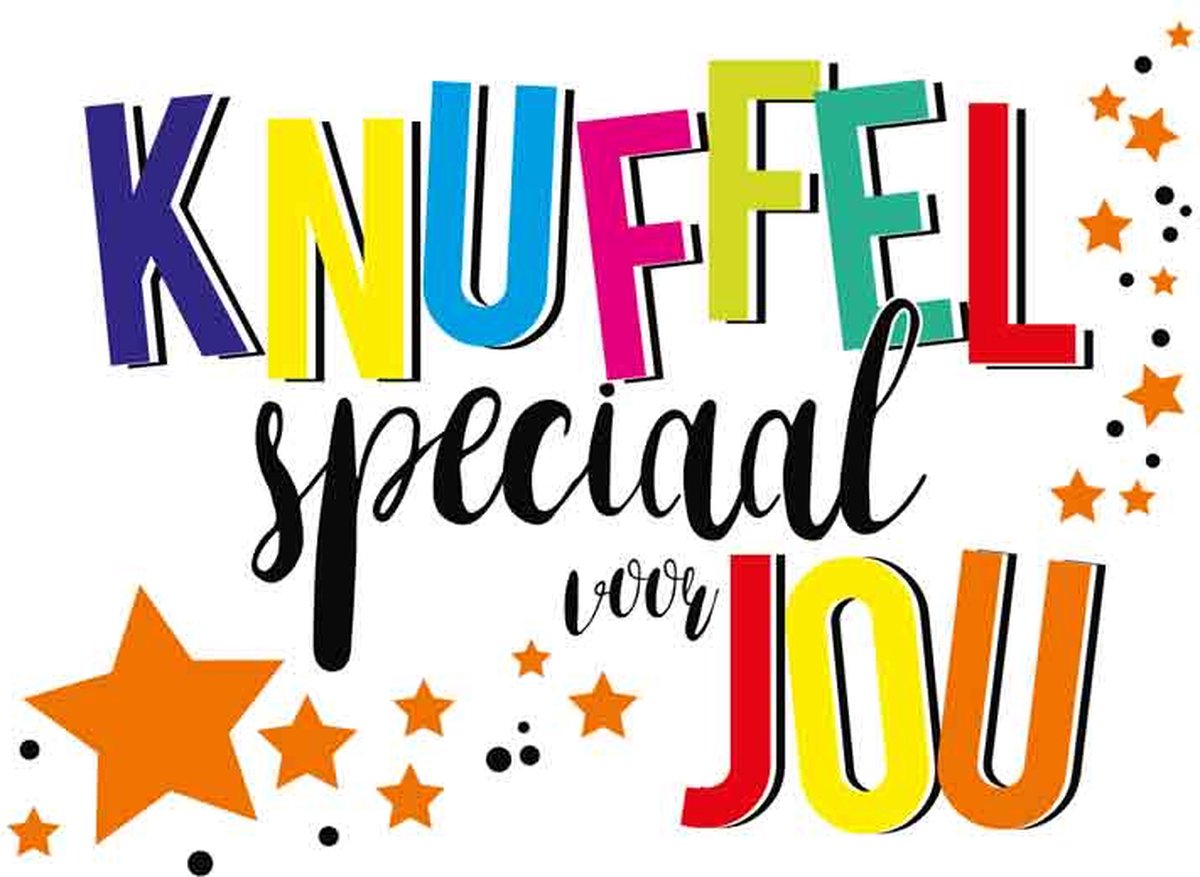 Wenskaart knuffel speciaal voor jou