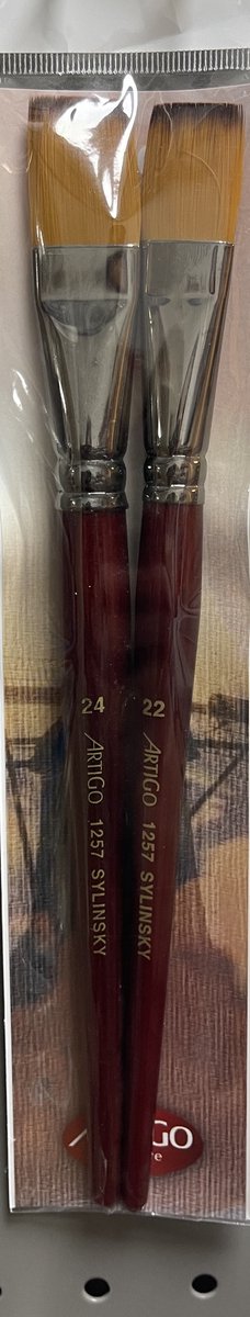 Penseelset Artigo 1257 Sylinsky No. 24 & 22