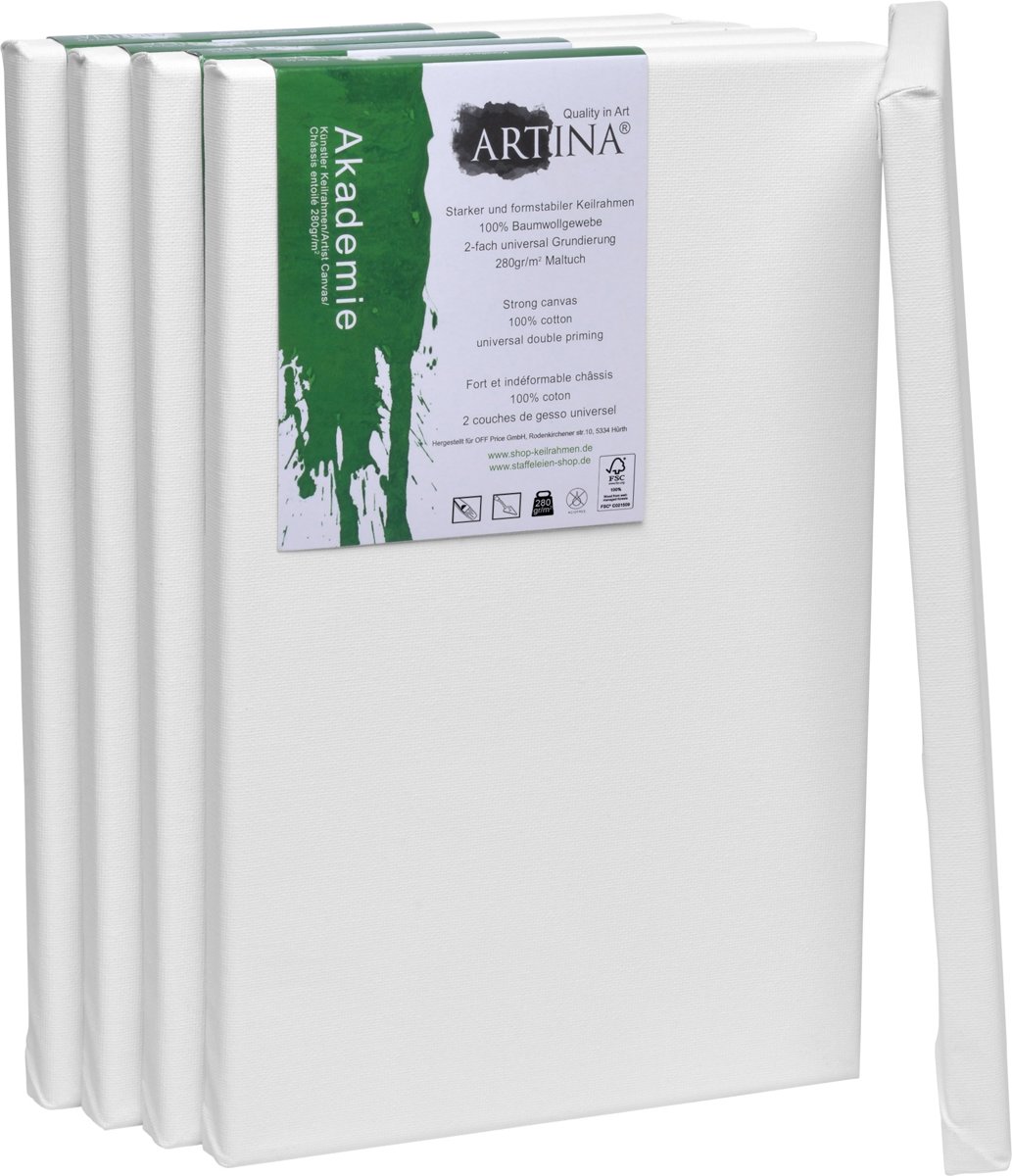 5-Set   Academy Schilderdoek Canvas FSC