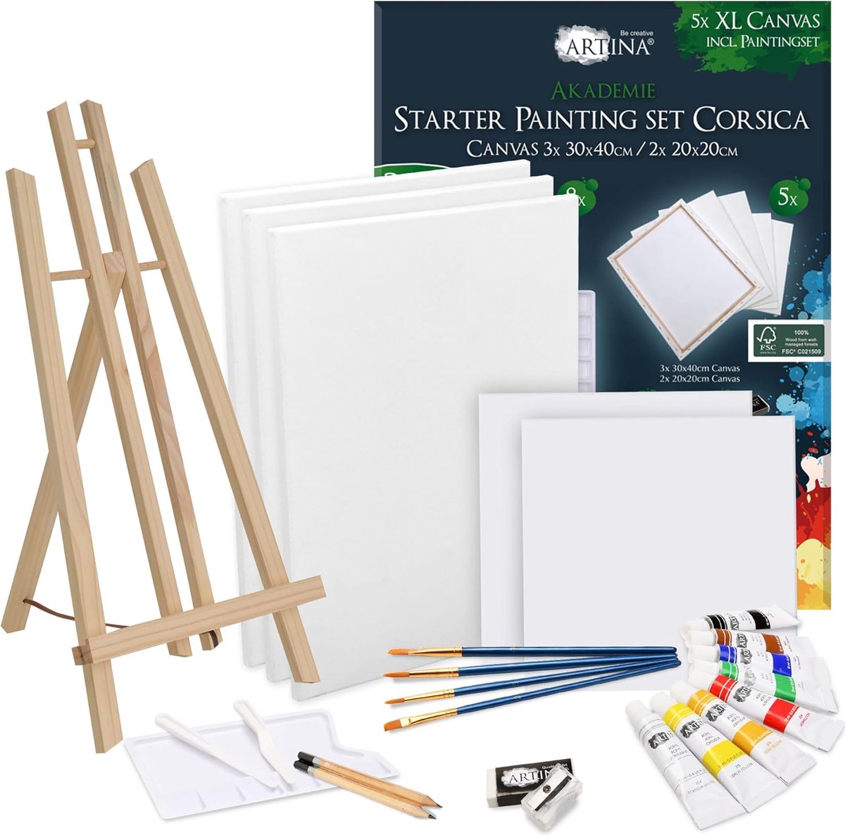   25-delige Acrylverf Set Corsica incl.   London