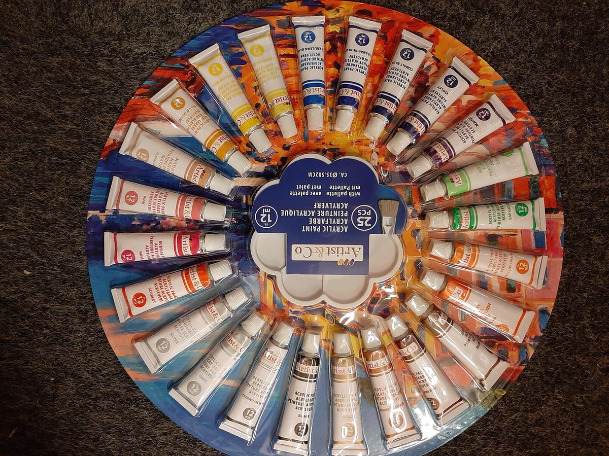 Acrylverf 25 stuks a 12 ml