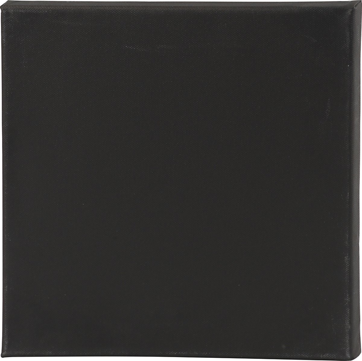   Canvas, afm 30x30 cm, zwart, 360 gr, 10 stuks