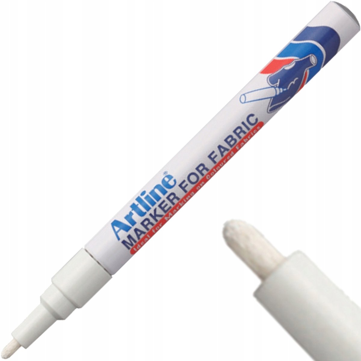 Artline AR-001 TOMA textielmarker wit