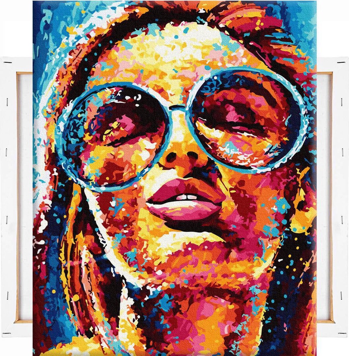 Schilderen Op Nummer Volwassenen DIY Paint By Number Compleet Hobby Pakket op Frame met Vernis - ®Arty Bee - Zomerse Vibes 40x50cm