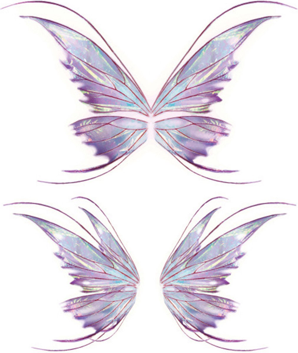 Tijdelijke tattoo - Festival - Tattoeage - Vlinder - Glitter - Festival accessoire