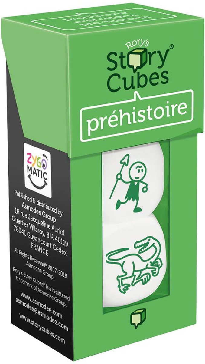 Asmodee Rorys Story Cubes Prehistoria - EN/ES/FR/NL