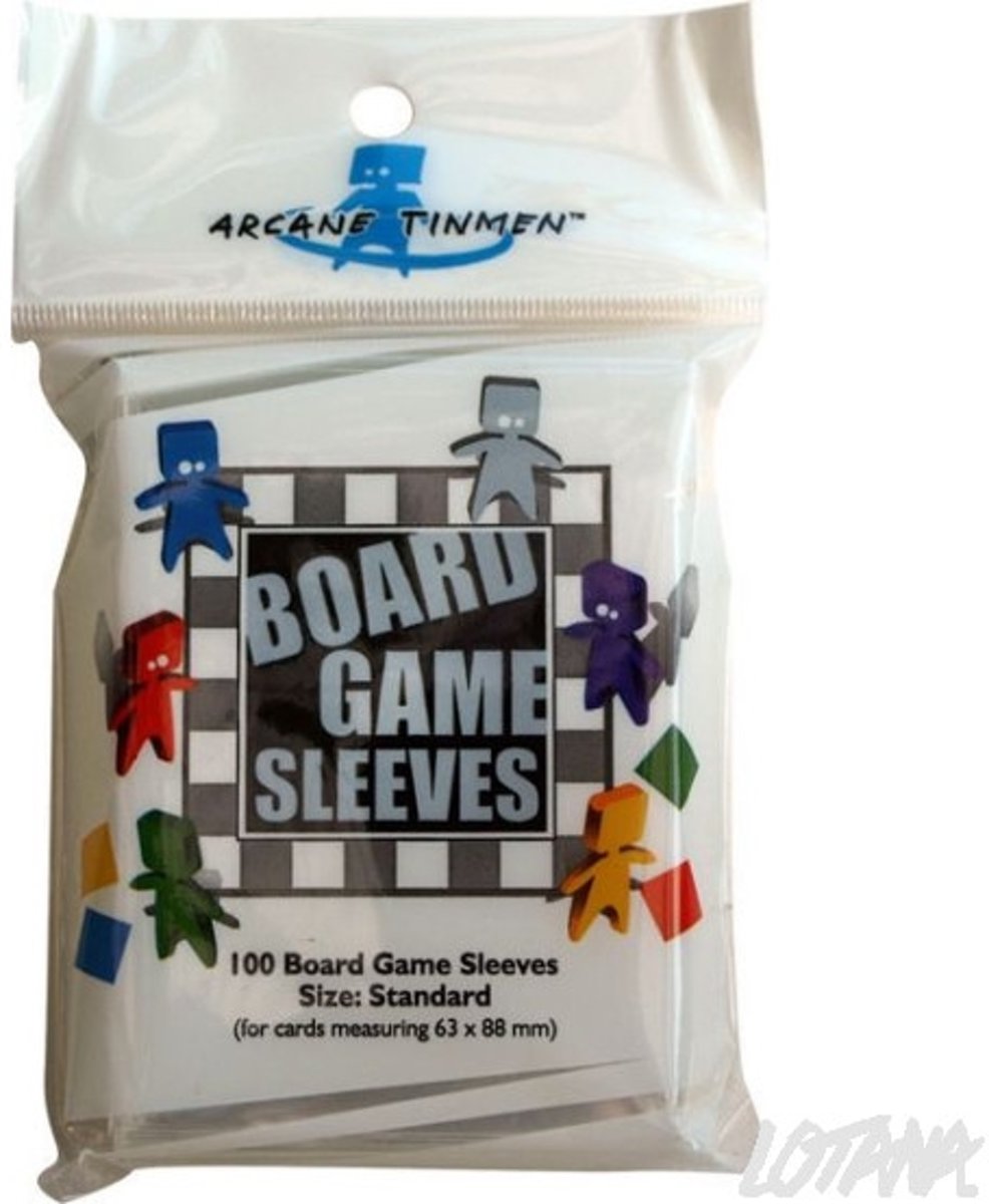 Board Game Sleeves: Standard (63x88mm) - 100 stuks