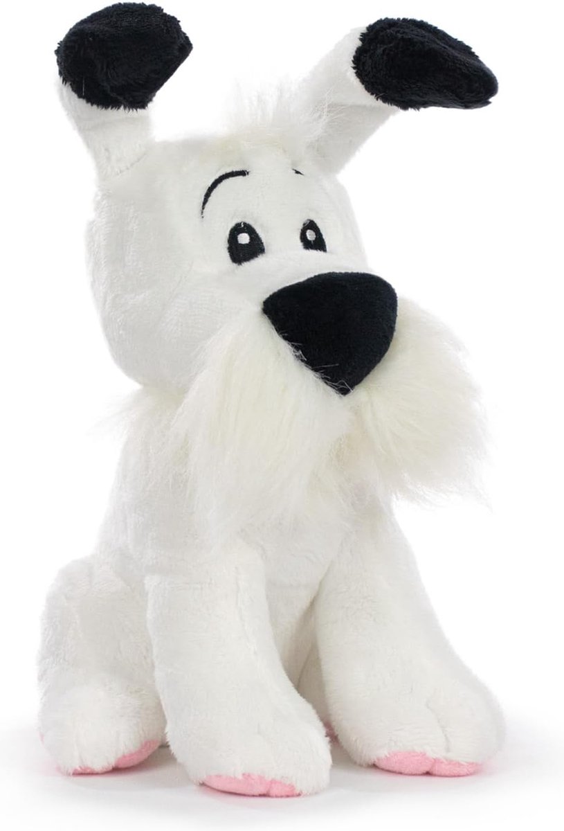Idefix – Asterix & Obelix Hond Pluche Knuffel 18 cm - Speelgoed Knuffels voor Kinderen Jongens Meisjes - Stripfiguur Hondje Dog Pup - Plush Toy