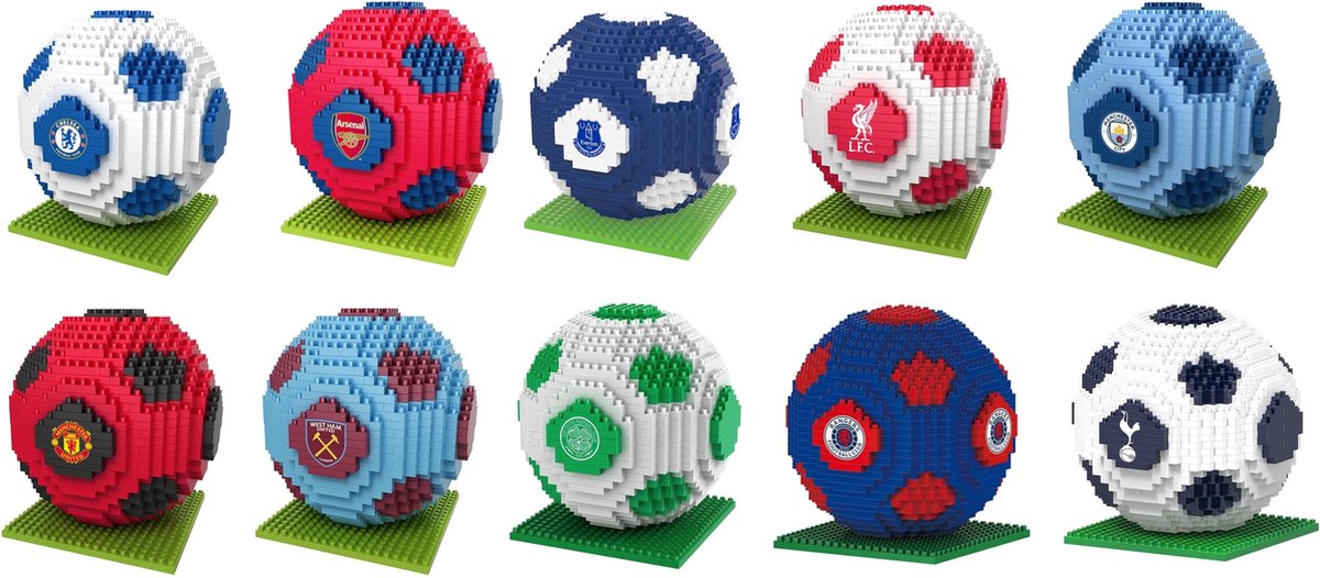 Aston Villa - 3D BRXLZ voetbal - bouwpakket