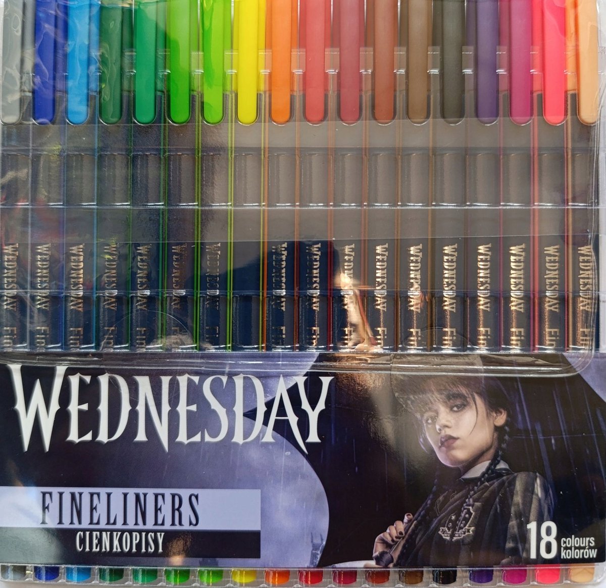 ASTRAPEN Driehoekige Fineliners 0,4mm 18 stuks - Woensdag thema