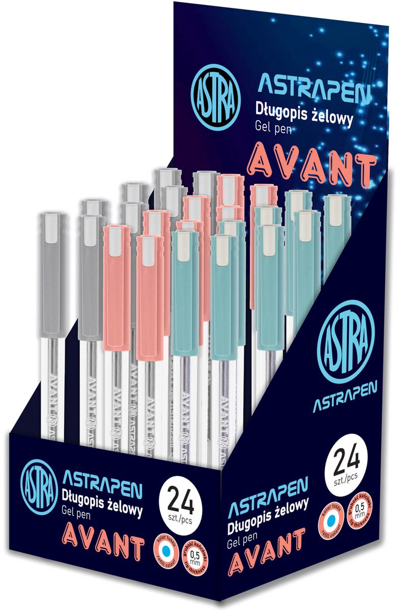 Astra Avant Gelpen 0,5mm - Stijlvol en Vloeiend Schrijven