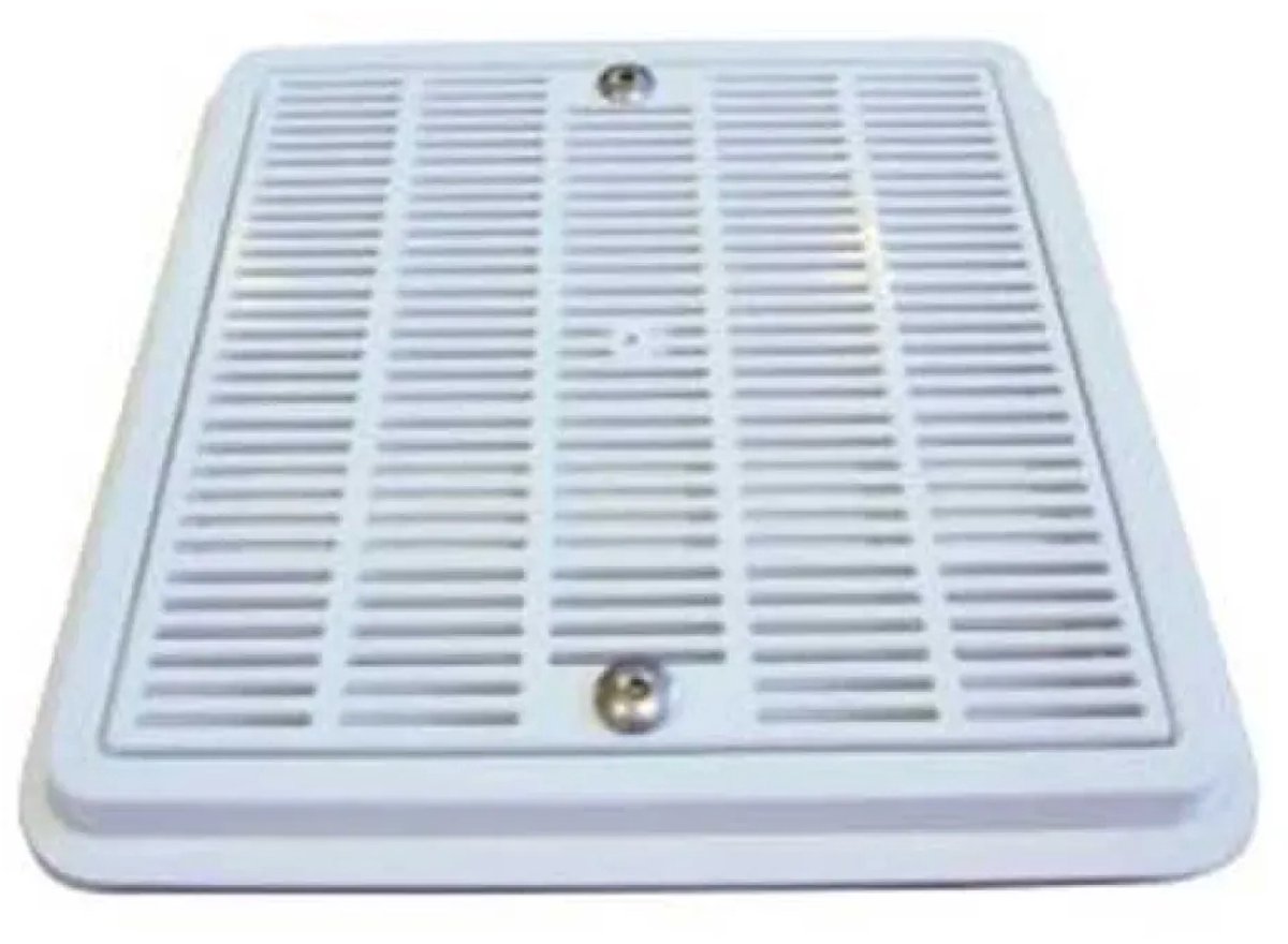 Astralpool 34331 Afvoergoot Van Kunststof 252x252mm Zilver