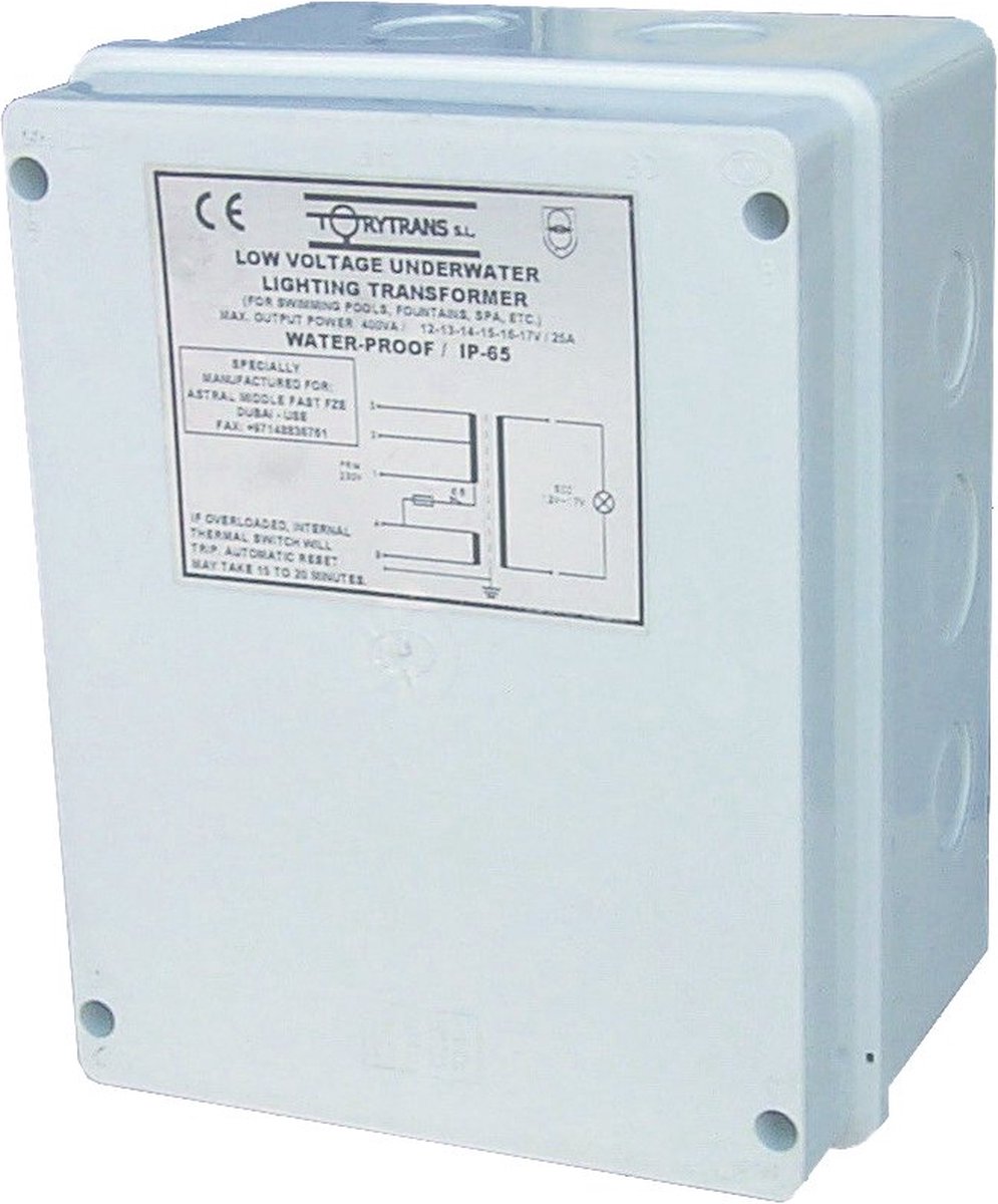 Astralpool 35807 130va Ingekapselde Transformatoren Transparant One Size / EU plug