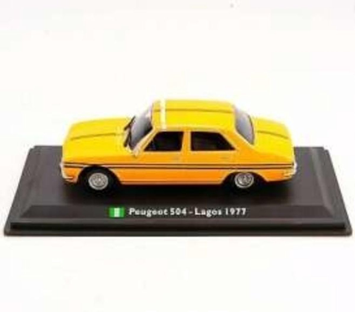 Peugeot 504 Lagos Taxi (Geel) 1:43 Atlas