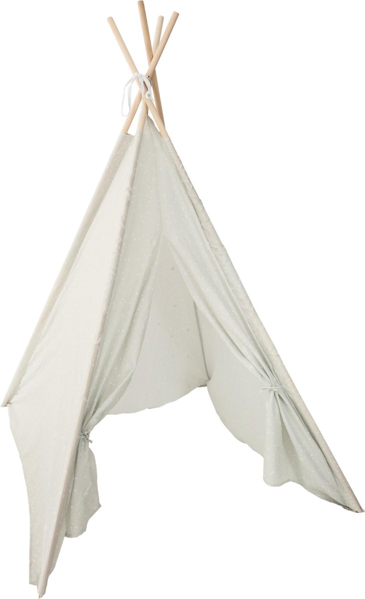 Kinder-tipi tipi wigwam polyester - Speeltent - H160 cm - Speeltent - Grijs