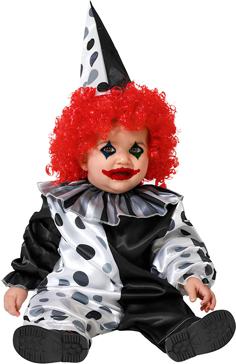 ATOSA - Halloween Clownkostuum voor babys - 12-24 maanden (88 cm)
