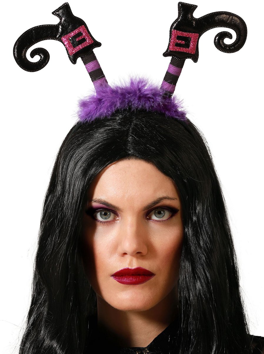 ATOSA - Paarse heksenbenen hoofdband voor volwassenen