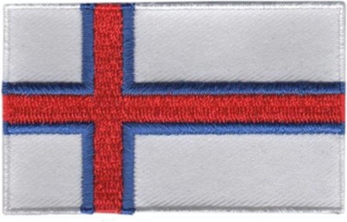   ®. Patch Scandinavië, Faeröer eilanden  75mm x 50mm