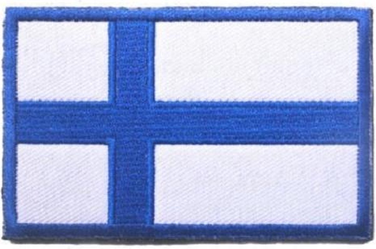 AuBor ®. Patch Scandinavië, Finland 75mm x 50mm