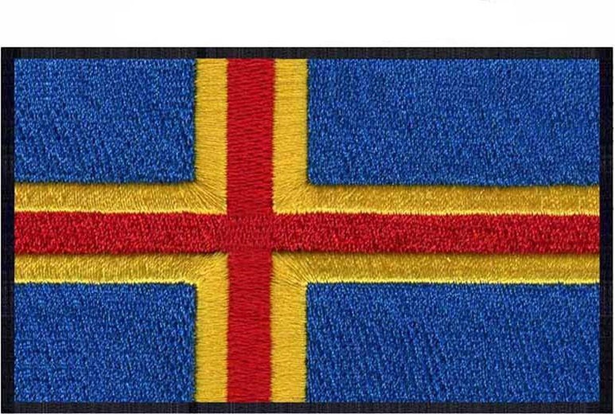   ®. Patch Åland  75mm x 50mm