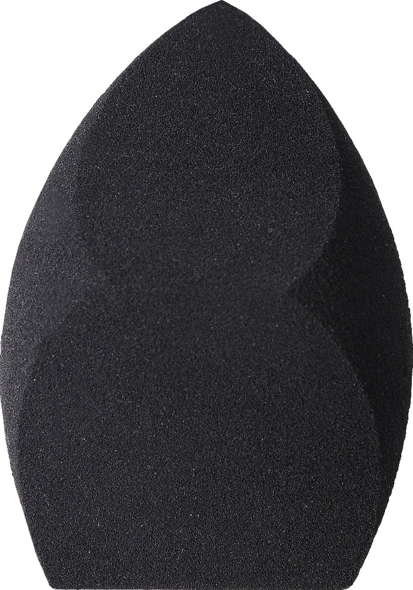 Flawless Finish Blending Sponge 3D afgeschuinde make-up spons Zwart