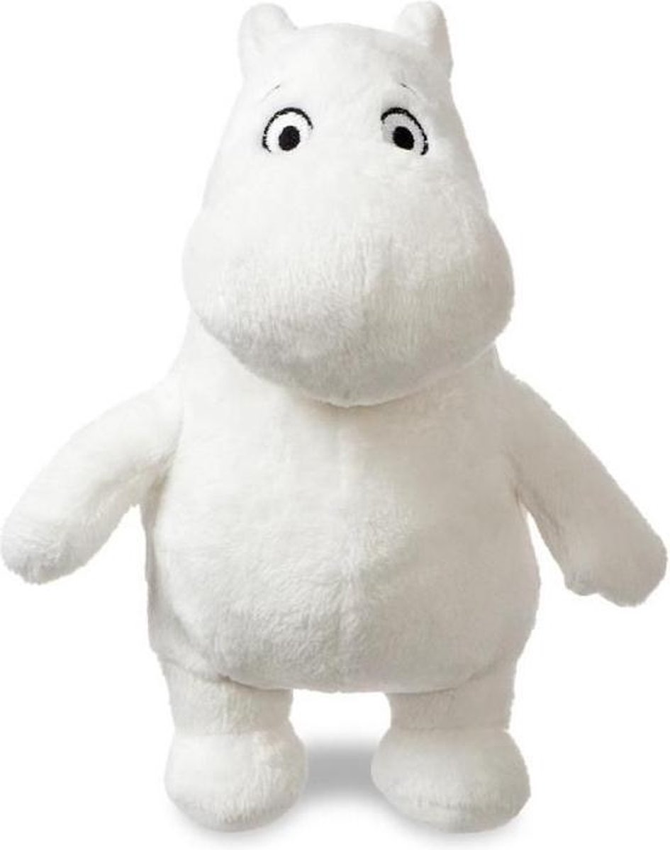   Knuffel Moomin Junior 16 Cm Pluche Wit