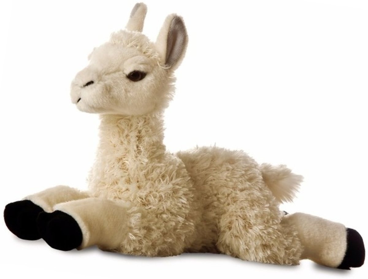 Pluche alpaca/lama knuffel 29 cm
