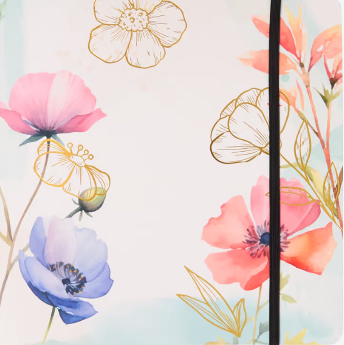 AVEC Art Journal Kraft Cover - Schetsboek - 300 g-m² - Kunstboek - Aquarel papier - 30 vellen - 21 x 21cm - Aquarelpapier - Aquarel boek