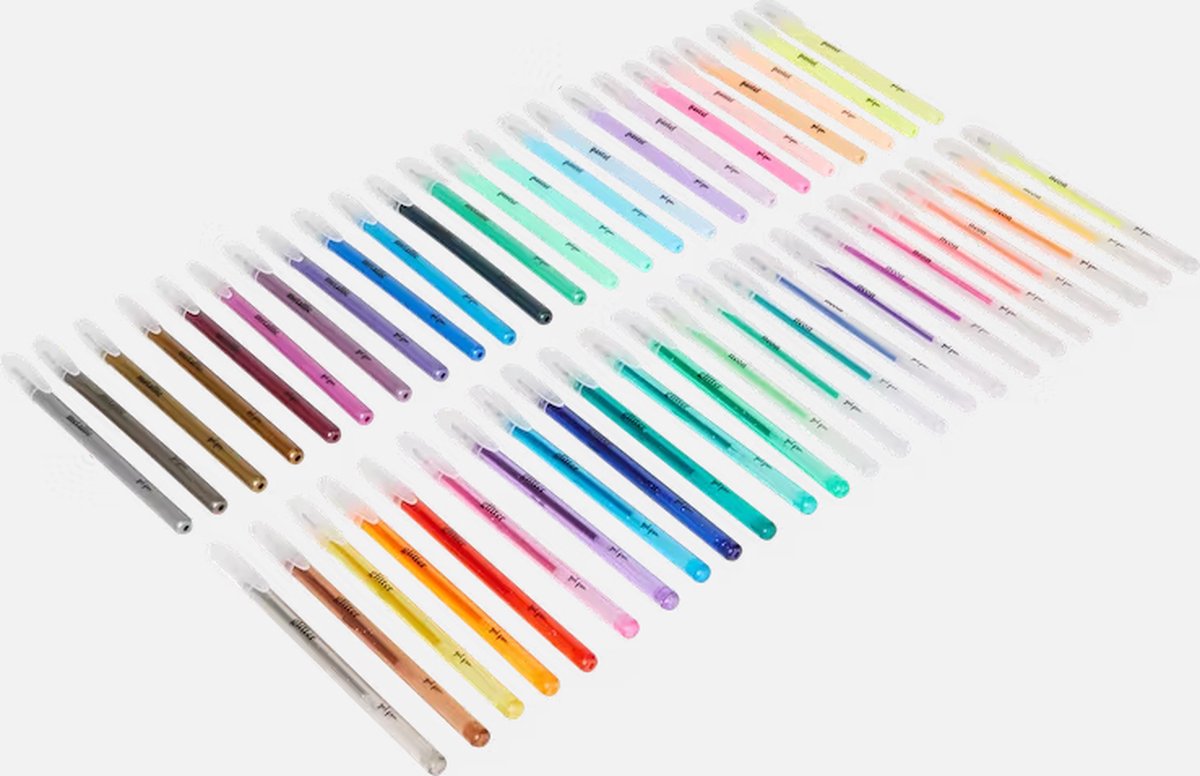 Avec - Gelpennen set - 48 stuks