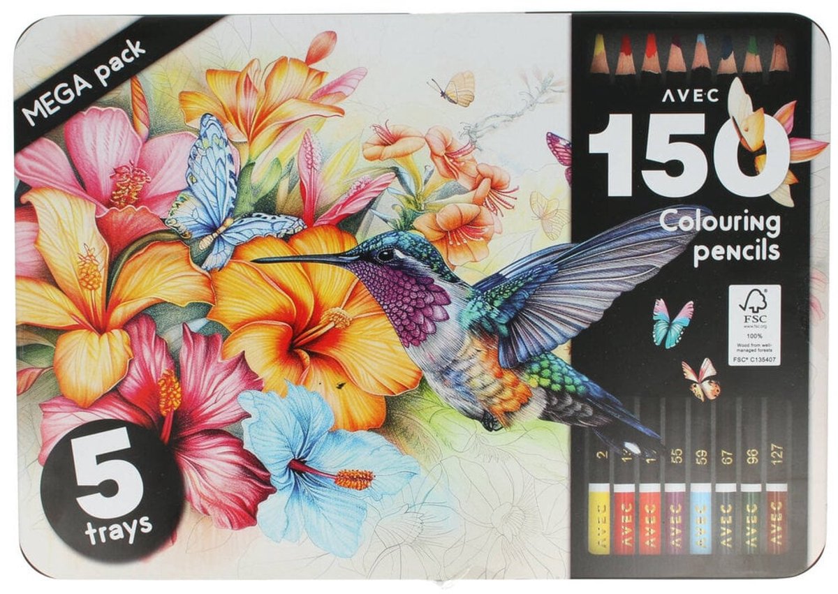 Avec houten kleurpotloden 150 stuks