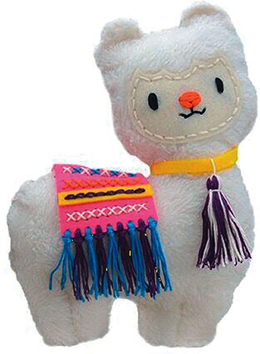   Sewing: MIJN EERSTE POP / LAMA, in tube diam.11x24cm, 6+