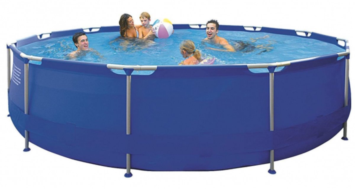 Zwembad XXL 450x90 cm - Jilong Avenli opzetzwembad - inclusief veel accessoires