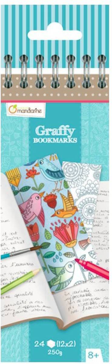   Graffy Bookmark Flowers