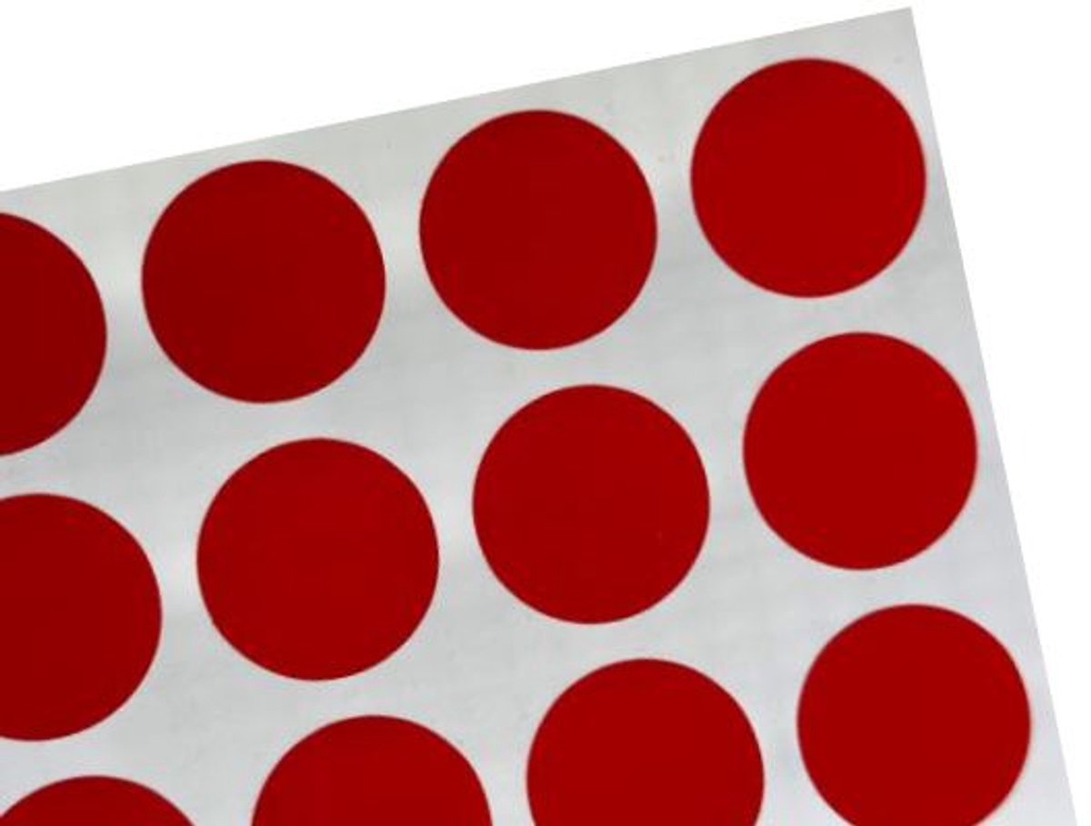 Reflecterende stippen rood klasse 1