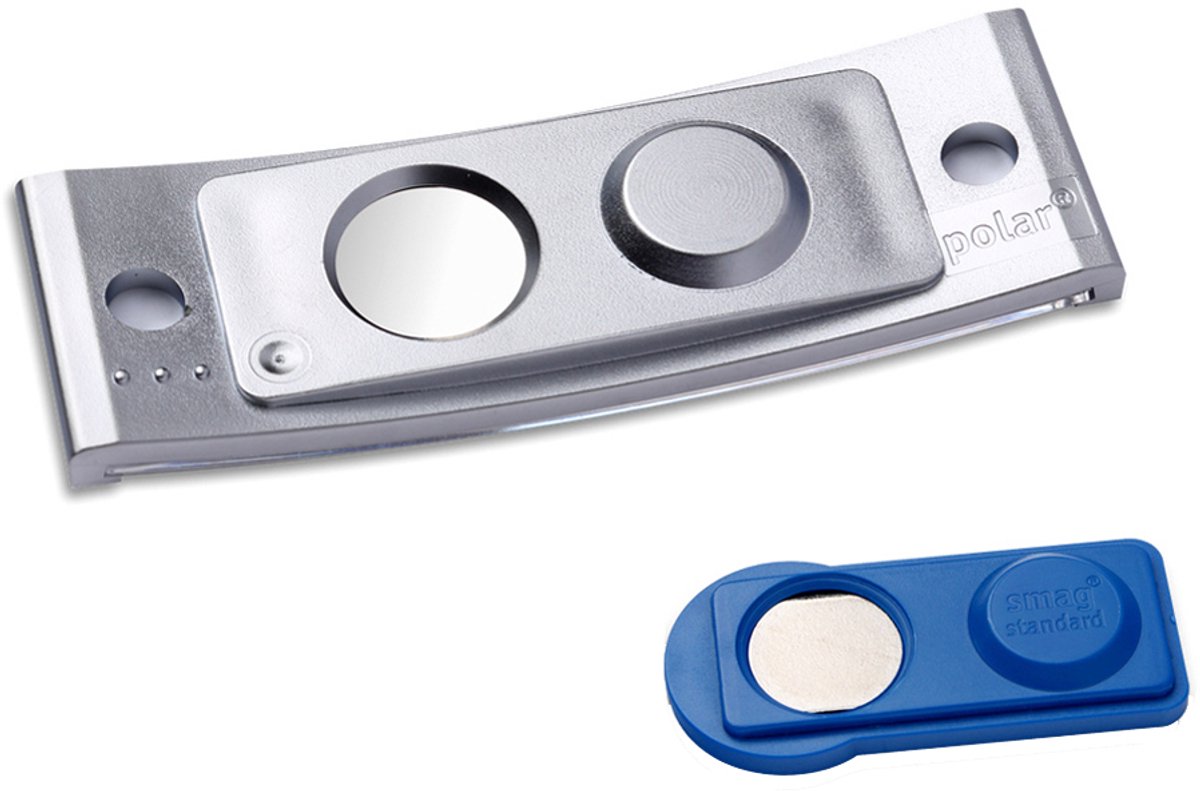 AVERY Zweckform naambadge, 68 x 22 mm, zilver, set van 5