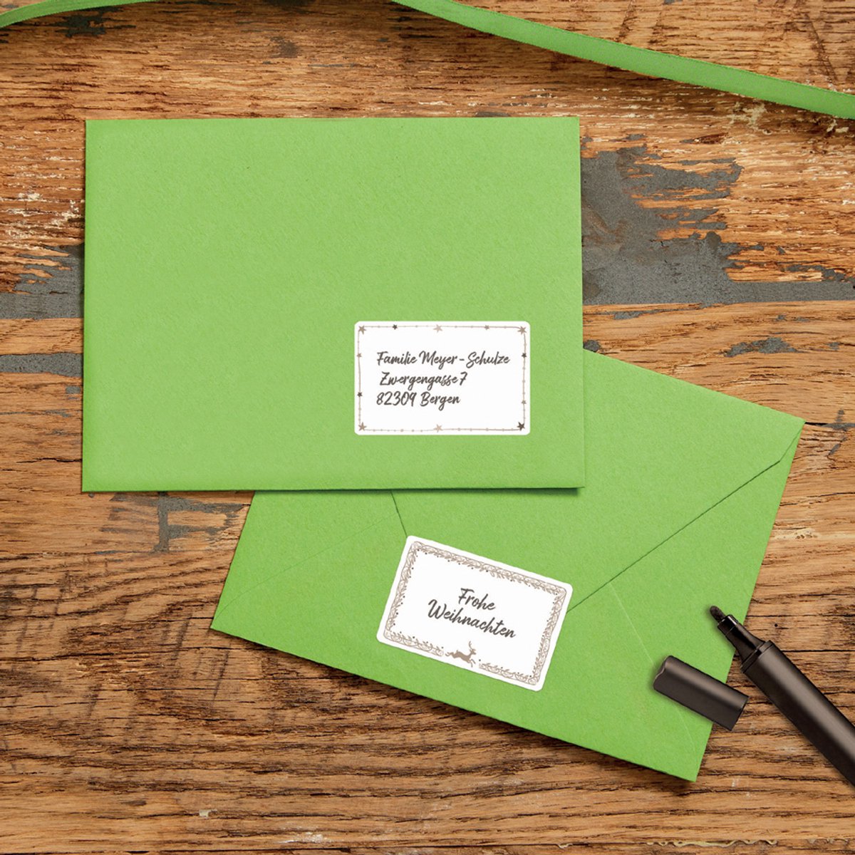 Avery etiketten Kerstmis-stickers Sterren