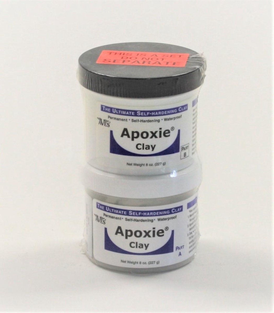 Apoxie Clay - Gewicht: 1/4 lb (113,4 gram), Kleur: Wit