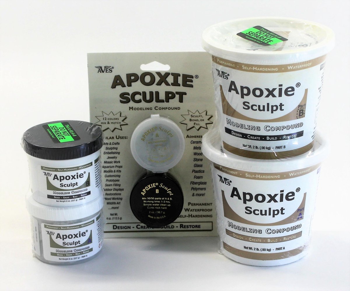 Apoxie Sculpt - Kleur: Rood, Verpakking: 4 lb (1,8 kilo)