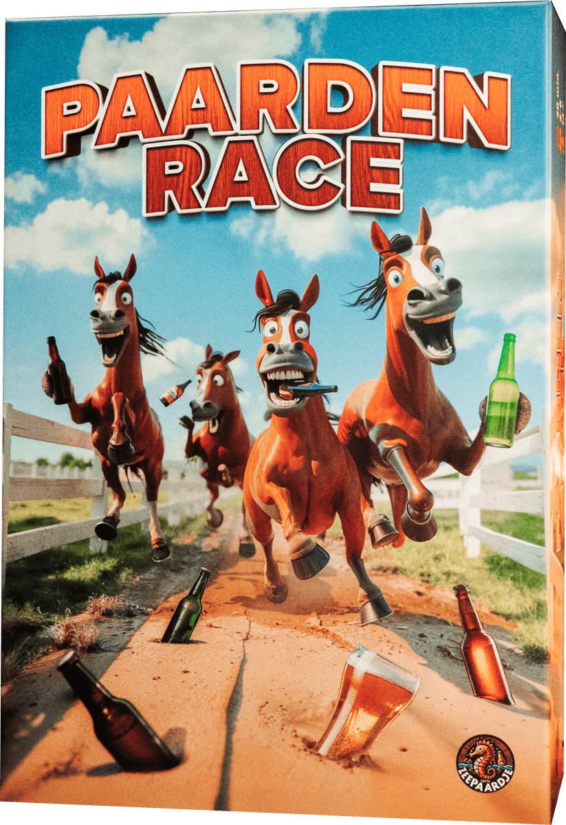 Paardenrace HET BORDSPEL - AVONDMAKERS - DRANKSPEL - PARTY - STRIJD