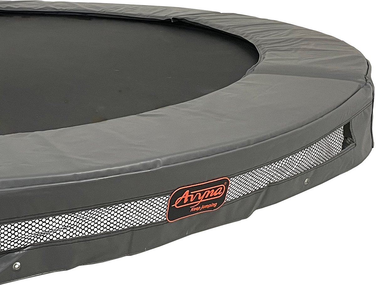 Avyna Trampoline Beschermrand Heavy Duty - Universeel - Inground - ø 430 cm (14ft) - Grijs