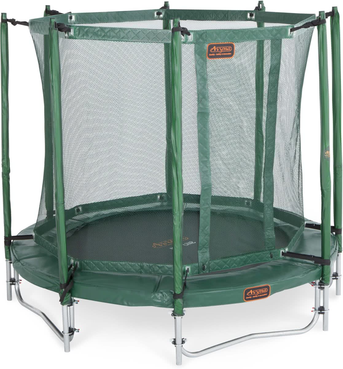 Avyna trampoline PRO-LINE 06 + net boven + afdekhoes - groen