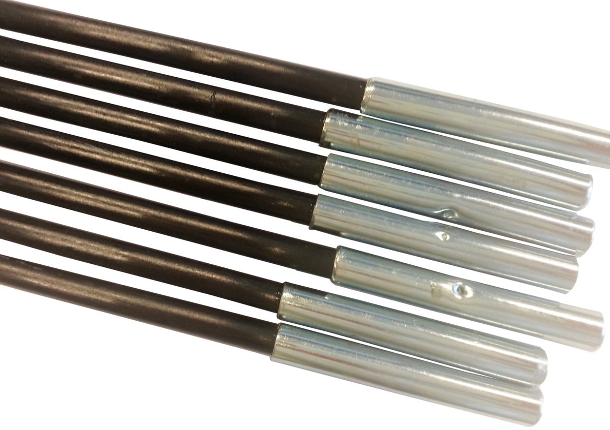 Set met Fiberstokken voor   Trampoline Veiligheidsnet Ø245