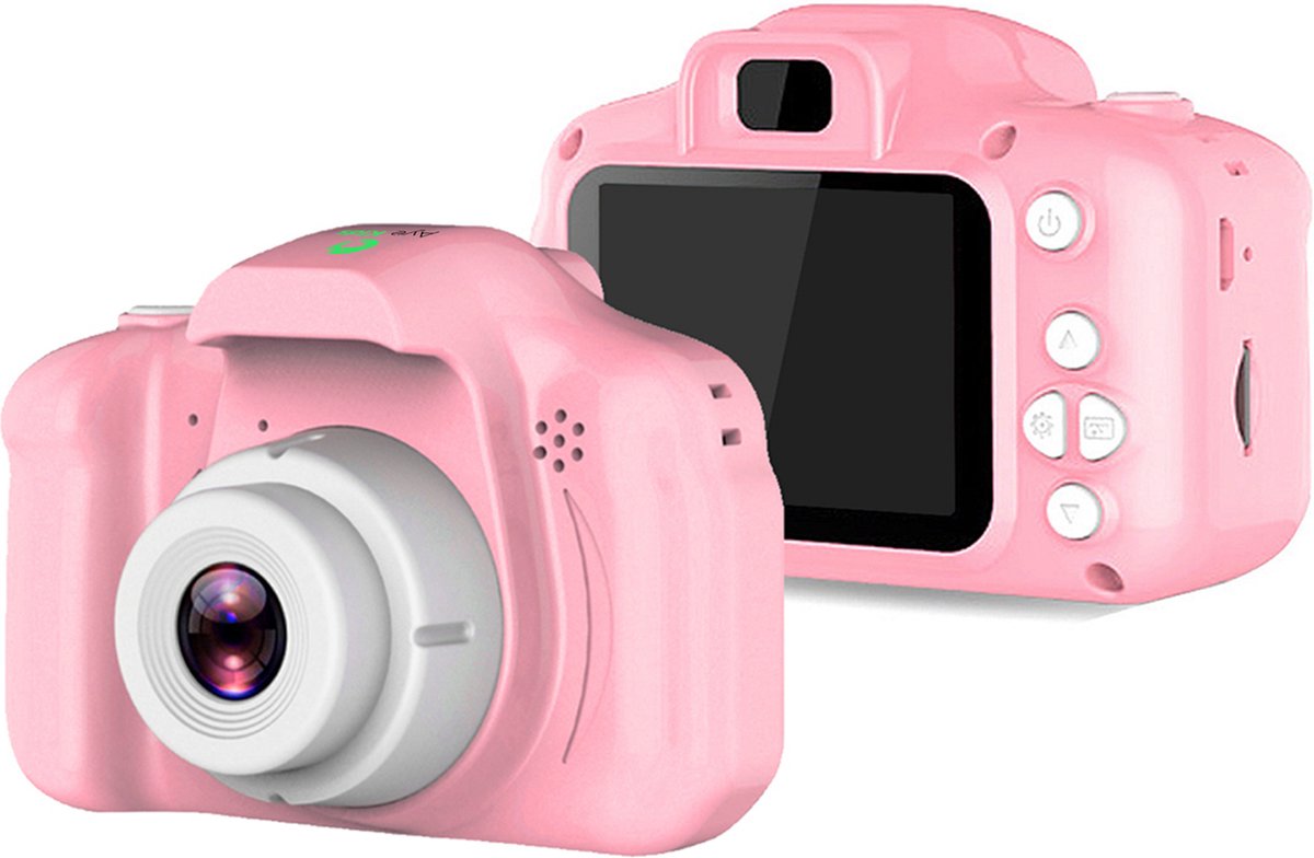   Kindercamera 2-in-1 - Fototoestel voor Kinderen - Camera - Speelgoed - Foto - Roze