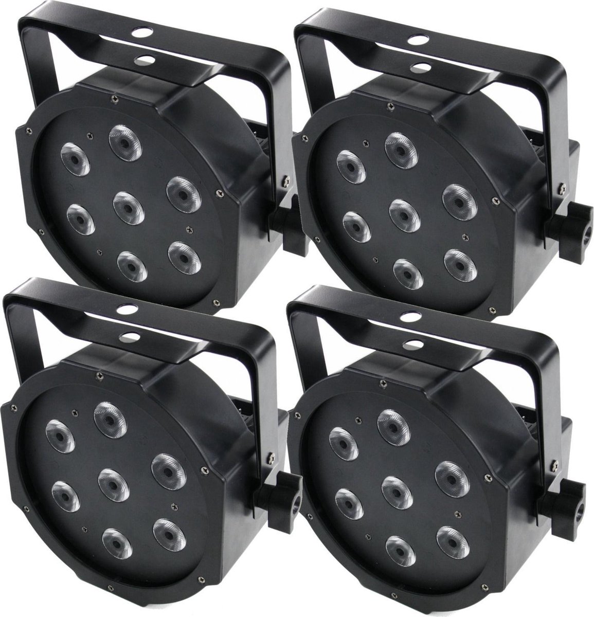   ComPar 20 RGB LED spots (set van 4)