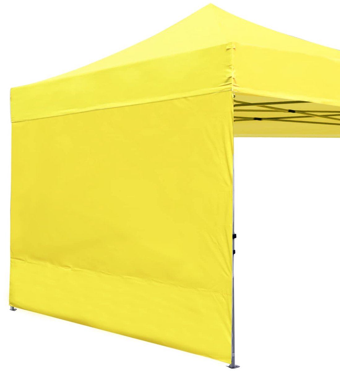 Azomor® Praktische feesttent met rechte poten en zonwering voor buitengebruik