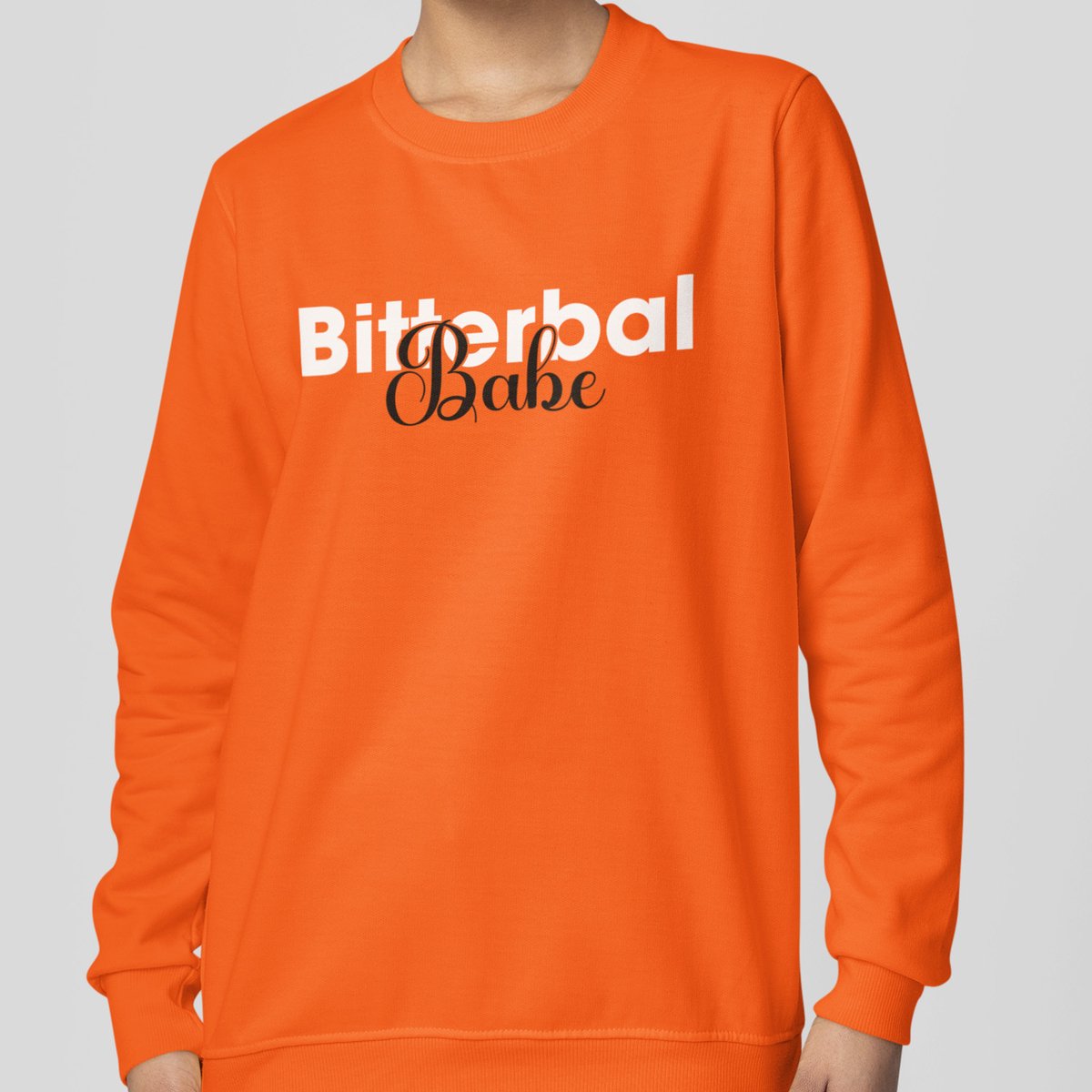 Oranje Koningsdag Sweater Bitterbal Babe - MAAT 4XL - Feestkleding & Carnavalskleding